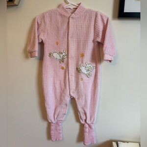 Vintage Sesame Beginnings Pink Sheep Sleeper